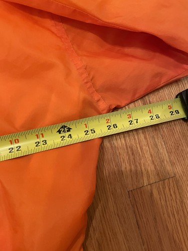 Chaqueta Pullover Rompevientos Texas Longhorns De Colección Talla XL Línea Tiza Naranja RARA - Imagen 5 de 9