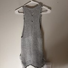 Lacoste Men's M Gray Solid Knit V-Neck Sweater Vest Button Front Pockets — photo 5