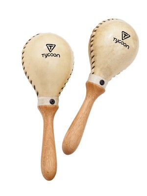 Tycoon: Round Cowhide Maracas - Large | Schlaginstrument | Tycoon Percussion