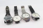 Assorted Vintage Mechanical Watches Vostok Seiko 5 Sekonda Leno Working x 4