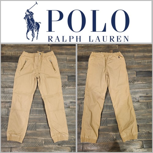 Polo Ralph Lauren Tan Joggers Pants Boys Size 7