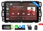 For GMC Yukon Chevy Silverado Double DIN Android 14 8" Car Stereo Radio GPS WiFi