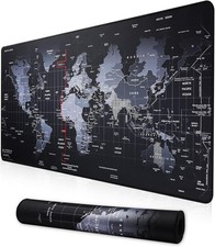 XXL Professional Large Mouse Pad  Computer Game Mouse Mat 35.4x15.7x0.1IN, Map