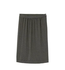 BNWT A.P.C $255 XS Fran Skirt Marine Floral Pattern APC Light Portugal Blue