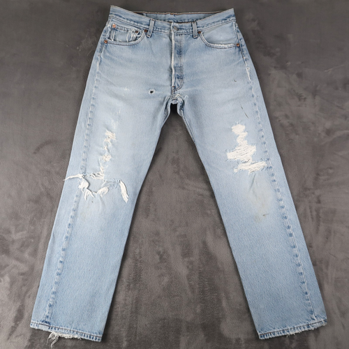 Vintage 2000er Levis 501 Größe 34x30 (32x29) Jeans Straight Denim Blau Herren