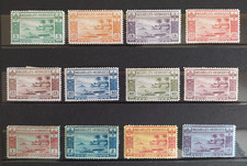 NOUVELLES HEBRIDES NEW HEBRIDES de 1938 VUE DU BORD DE MER N° 100 à 111 NEUFS*