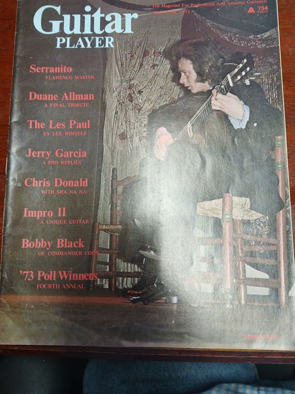 GUITAR PLAYER Magazine-May/June 1973-Serranito-MC27