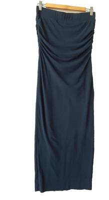 byTiMo Bodycon-Midikleid aus Baumwollmischung in Navy, Größe L