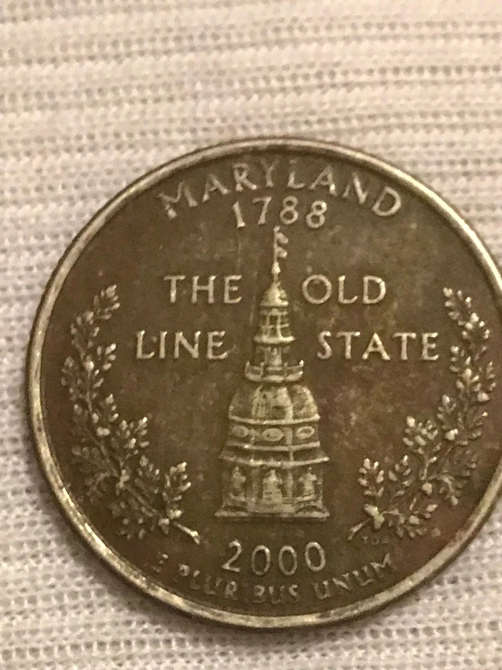 Beatiful Coin  2000 D Maryland State Quarter THE OLD LINE ESTATE - Image 4 of 4