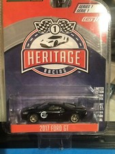 1/64 GREENLIGHT HERITAGE RACING 2017 FORD GT #2 BLACK