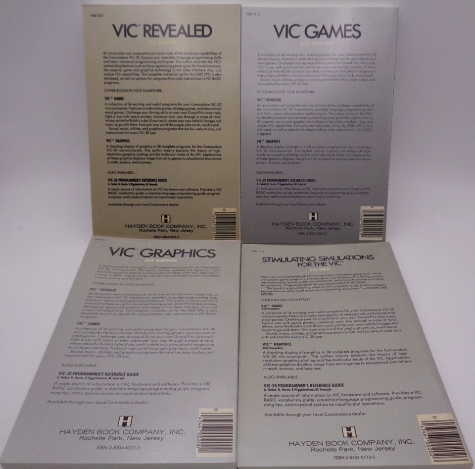 COMMODORE VC-20/VIC-20 -- 4 VIC-20 COMPUTER BOOKS (HAYDEN) - Bild 4 von 4