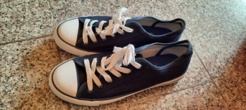 CHUCKS SNEAKER Schuhe Gr. 41 UK7 Blau Dunkel *TOP* NEU