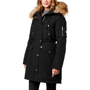 michael kors parka black