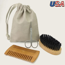 Beard Brush and Comb Set Beard & Mustache Too...