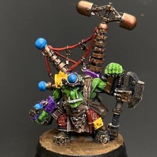 Warhammer 40K orks Big Mek With Kustom Force Field Orks Presale Painted Gallery