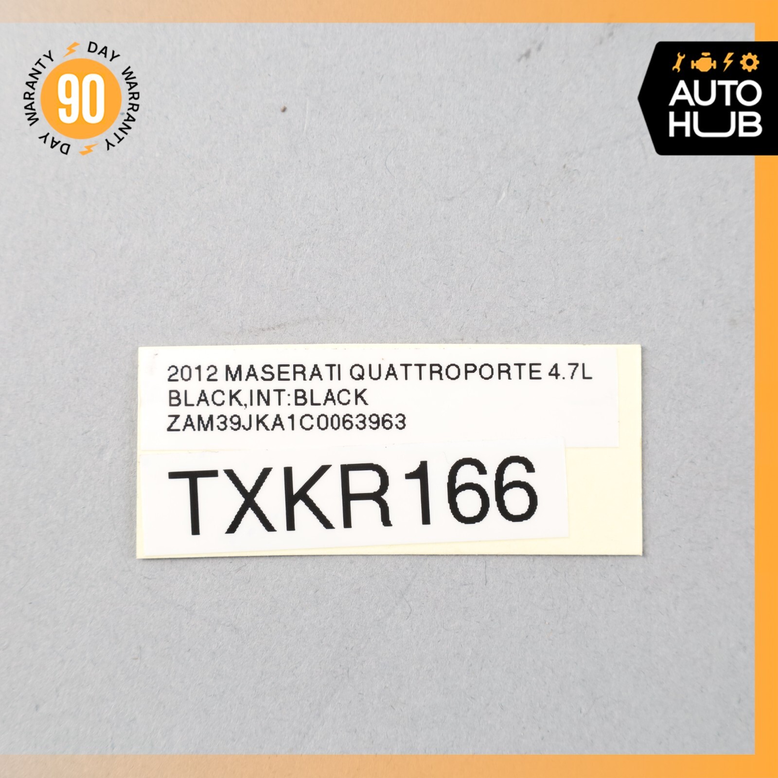 09-13 Maserati Quattroporte M139 Front Right Side Seat Belt Black OEM 68k