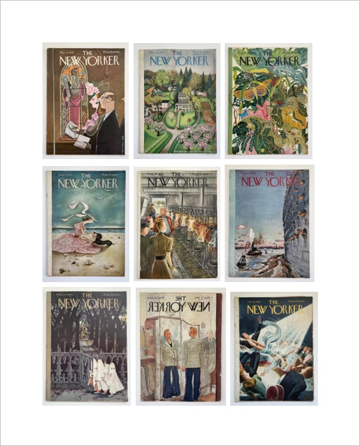 SHOP New Yorker 200 full magazines vintage 1940s & 1950s - Scroll Down List - Image 3 of 4