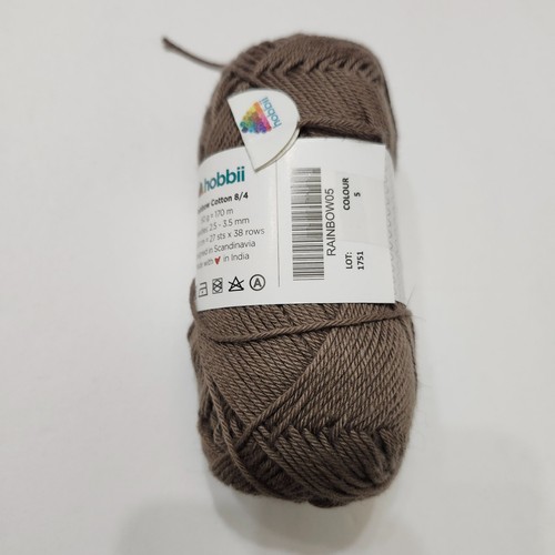 Hobbii Rainbow Yarn 8/4 Quality 100% Cotton PRICE PER SKEIN - YOU CHOOSE - Picture 29 of 329