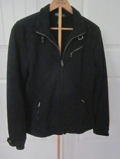 LRL Lauren Jeans Co. Full Zip Black Sweatshirt Jacket Women's Size L #41381