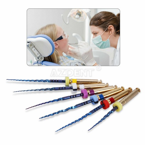 6pcs Endodontic Dental NiTi Engine Use Heat Activated Rotary Files 19mm/25mm - Picture 9 of 46