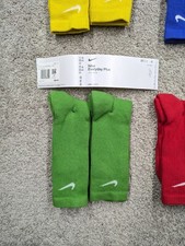 Nike Dri-FIT Everyday Plus Cushioned Crew Socks 2 Pair Mens 8-12 Large Green NEW