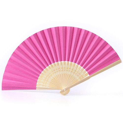 38CM Handheld Folding Fan Hand Held Tela Portable Painting DIY Paper Bamboo Fan - Picture 17 of 17