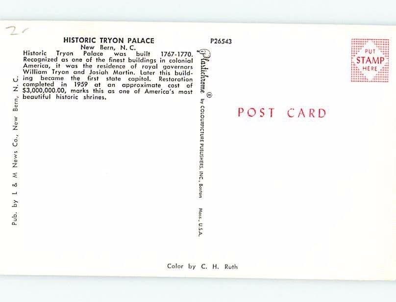 Unused Pre1980 HISTORIC HOME New Bern Near Jacksonville NC c9628 eBay