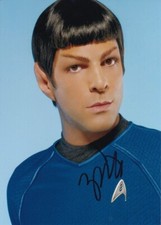 ZACHARY QUINTO signed Autogramm 20x30cm STAR TREK in Person autograph COA