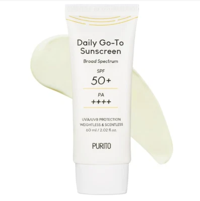 Protector solar PURITO Daily Go-To FPS 50 PA++++ 60 ml - Protección de amplio espectro