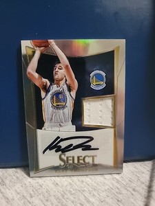 2012-13 Panini Select Rookie Klay Thompson Jersey Jay Auto Autograph RC 19/199