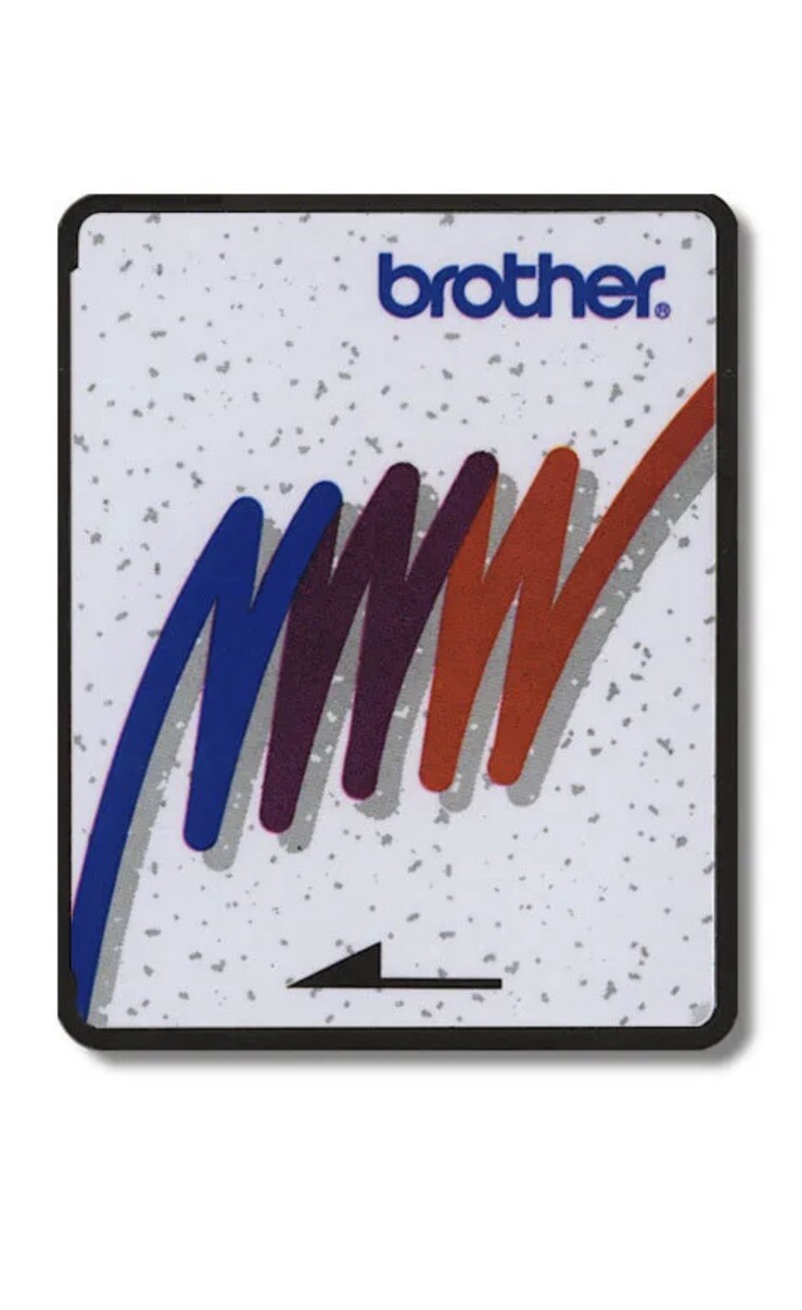 Blank Embroidery Card Brother PED Basic/PEDesign eBay