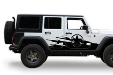 Sticker Decal Vinyl Side Door Stripes For Jeep Wrangler 2006- 2023 Jk Jl Rubicon Sticker Decal Vinyl Side Door Stripes For Jeep Wrangler 2006- 2023 Jk Jl Rubicon