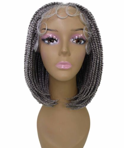 LUXLUXE Tiara gerade 12 Zoll lang 4X4 handgebundene Spitze geflochtene Perücke, BLB-0140 - Bild 17 von 128