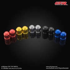 GTR Universal Wheel Tire Valve Stem Caps CNC Fit For All Motorcycle Type & Black