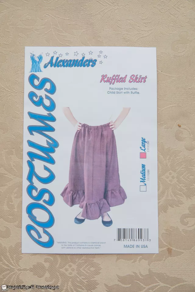 棕色文艺复兴裙儿童中号亚历山大服装中世纪海盗 — 第 2/2 张图片