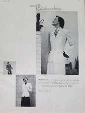 1948 Tailored By Handmacher Weathervane Rayon Summer Clothing Ad
