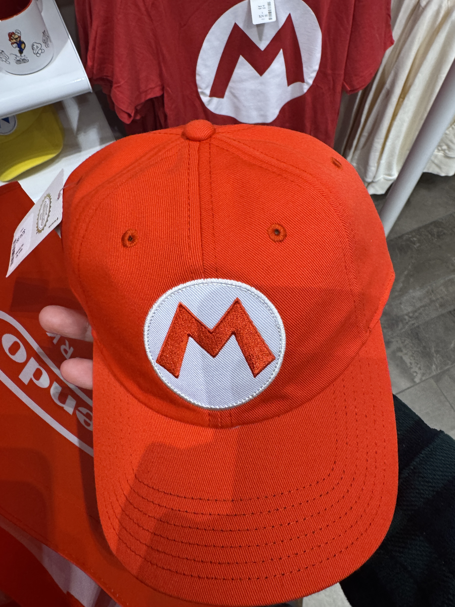 NEW-Nintendo New York Store Red Hat Official Super Mario Bro Hat