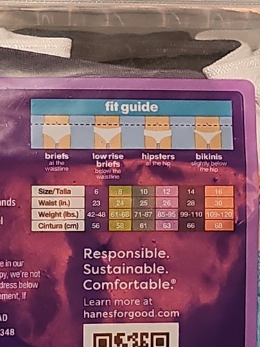 2👉🏻Hanes~VALUE PACK•size 14•Soft HIPSTERS Girls Underwear (Pack Of 12) - Picture 5 of 5