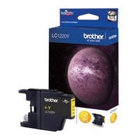 Brother LC1220Y Tintenpatrone Gelb, 300 Seiten Iso Iec 24711 DCP-J 525 W 725