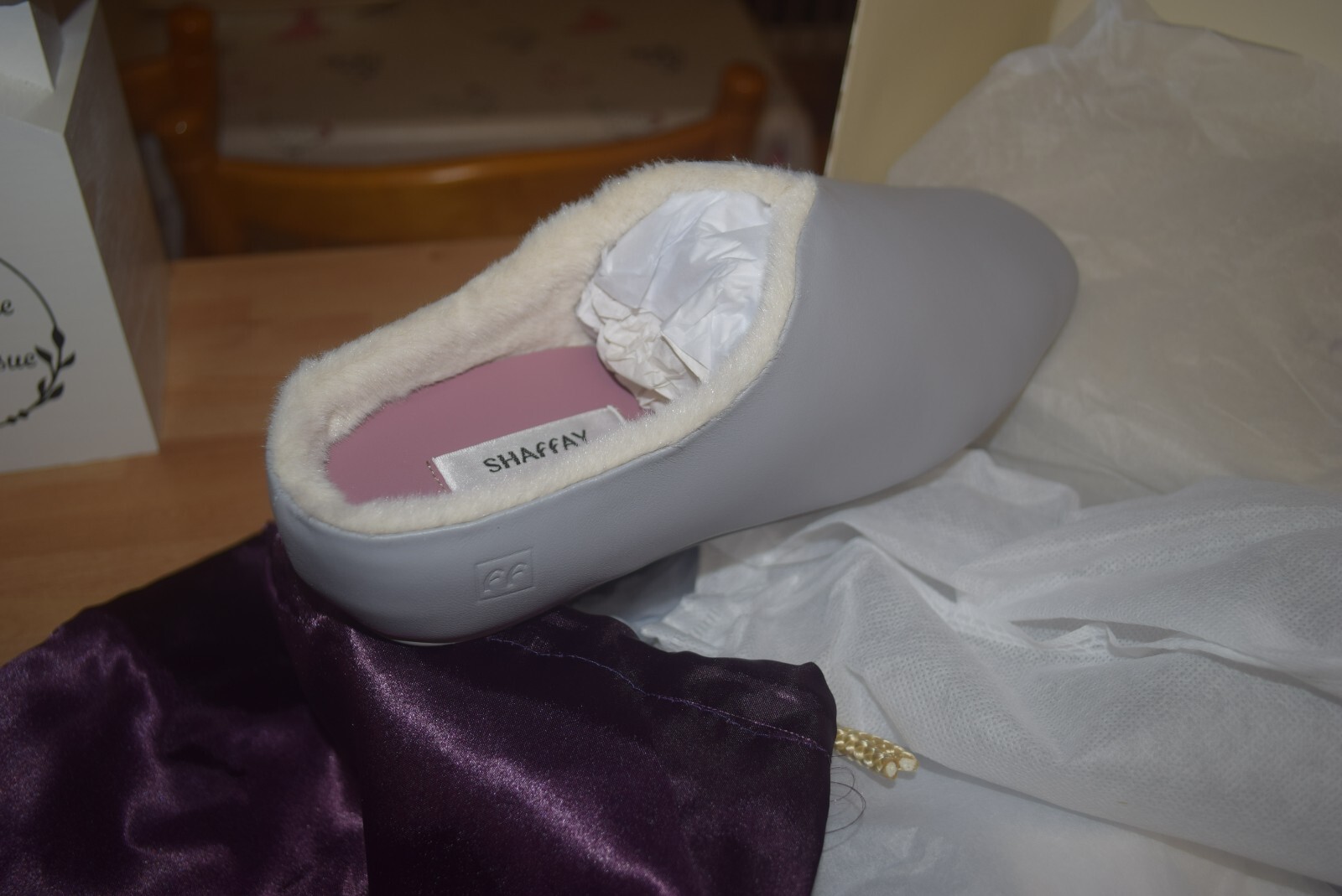 APL Shaffay The London luxury ciabatta donna uk 7 donna grigio chiaro rosa