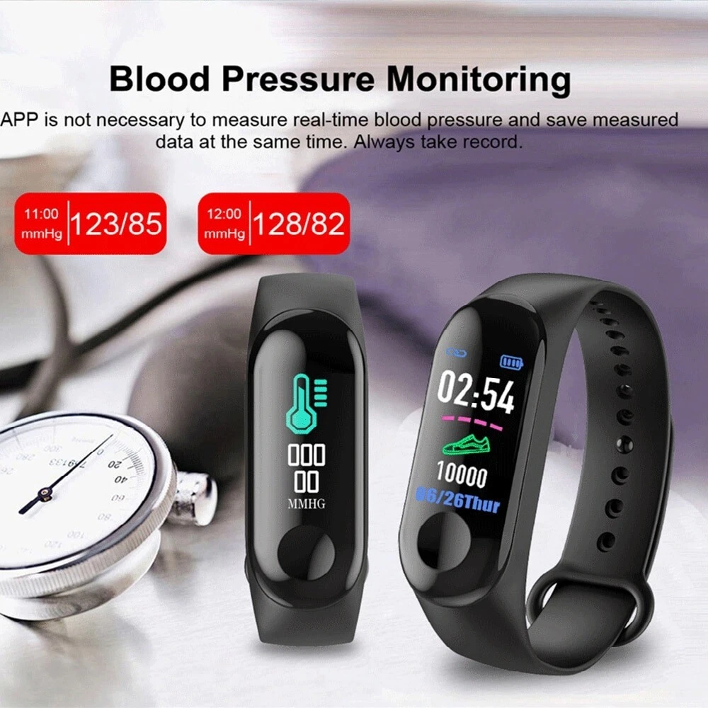 Pedometer with heart online rate and blood pressure