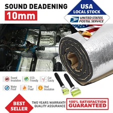 80''x39'' Sound Deadener Noise Deadening Mat Car Heat Shield Insulation Mat 10mm