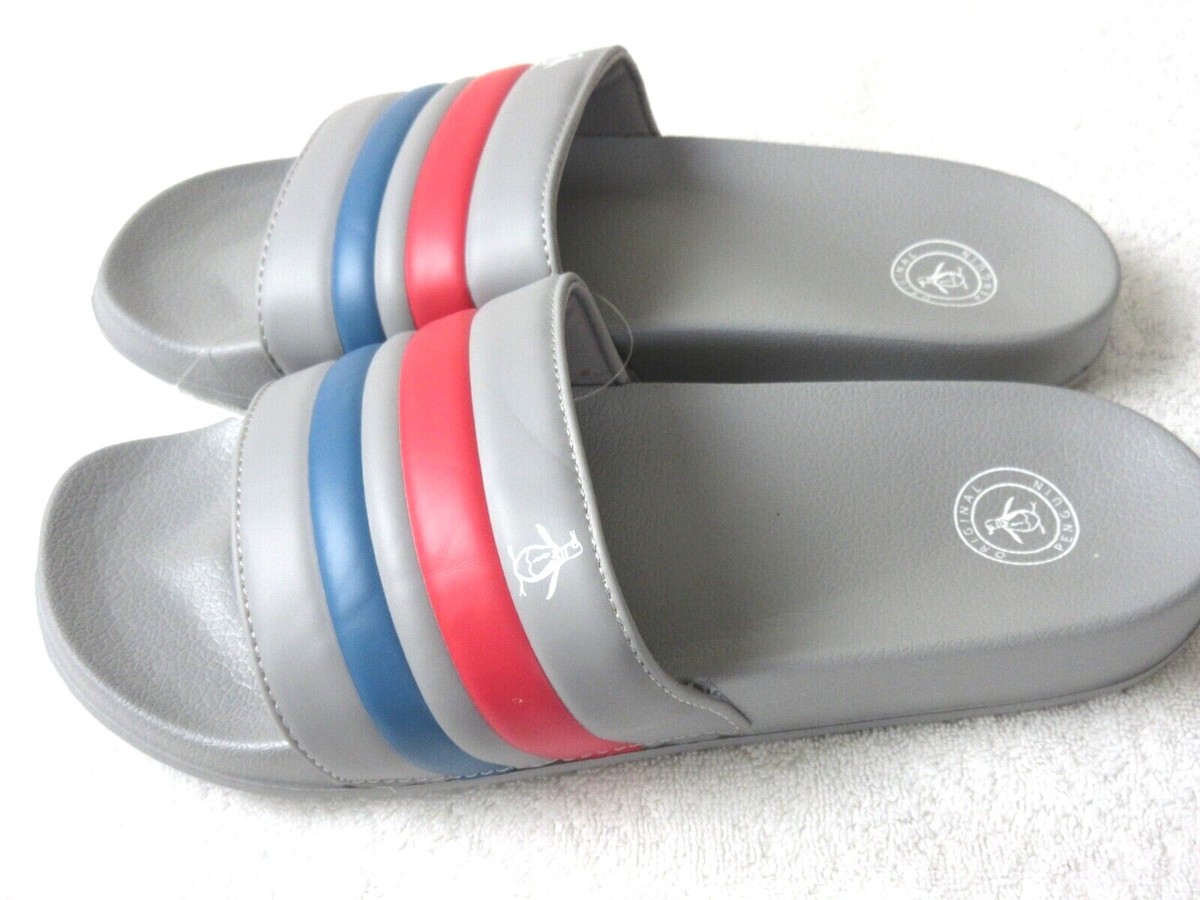 Original Penguin Men\'s Earle Slide Sandal Blue White Dark Blue Black NWT Classic Penguin Sandals for Men for sale | eBay main image 4