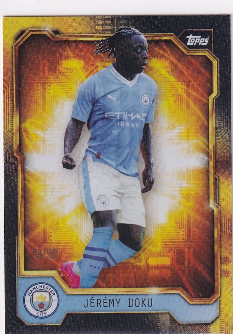 Topps Manchester City 23/24 Fan Set 2023/2024 MANG-1 Jeremy Doku