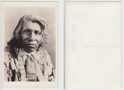 Indianer Häuptling Bemid-Ti,Native American Indian Chief RPPC Milwaukee c.1925