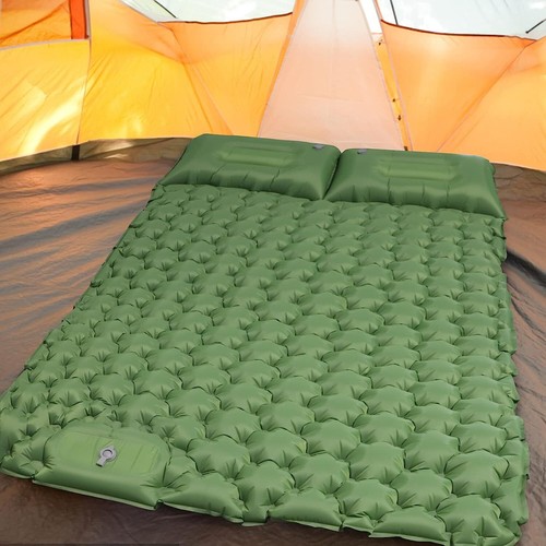 Camping Sleeping Self Inflating Mat 10cm Thick Lightweight Mattress Pad Air Bed - Picture 8 of 19