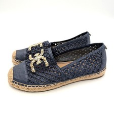 Sam Edelman Khiara Espadrille Flats Women's Hudson Blue Size US7M EU37