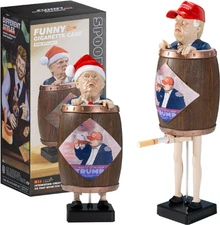 KYWYOYOU Donald Trump Cigarette Dispenser, Collectibles, brown