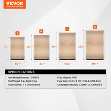 Succebuy Pet Door Replacement Flap Compatible with Flap Pet Doors Magnetic Strip