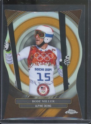 2026 Topps Chrome USA Olympics BODE MILLER #CR-50 Chasing The Rings SSP Yellow